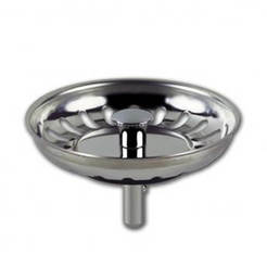Grid-strainer for washbasin ф80mm metal, with zegerka