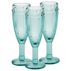 Set of glasses for sparkling wines Vintage Green - 175ml, 6 pcs