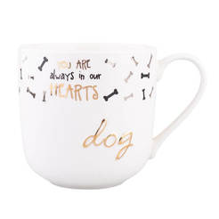 Porcelain cup for hot drinks 400ml, DOG