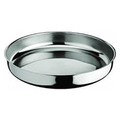 Round baking tray ф24 x 4.5 cm stainless steel