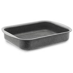 Rectangular tray 35 x 30 x 7 cm Granite, gray