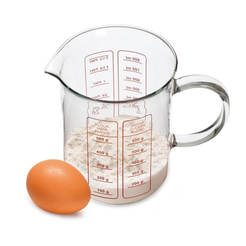 Glass measuring jug 1l