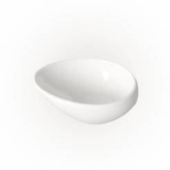 Фарфоровая чашка со скошенной кромкой 18см, белая Sydney HC-56227
