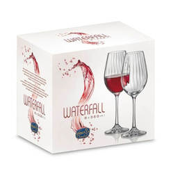 Waterfall wine glass set - 350ml, 6 pcs.