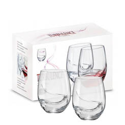 Set of glasses for soft drinks Crystalex Turbulence - 500ml, 2 pcs