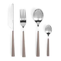 Cutlery set 24 pieces light brown Luigi Ferrero Norsk