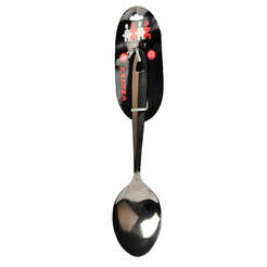 Metal serving spoon 23 cm, stainless steel