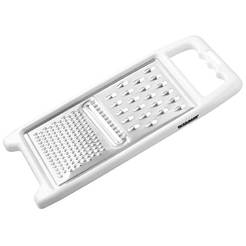 One-sided kitchen grater 28 x 11 cm stainless steel / plastic