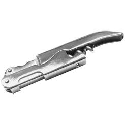 Waiter corkscrew with knife, 12 cm, Doublepull steel