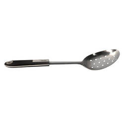 Lattice spoon, stainless steel, plastic handle