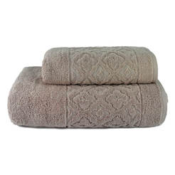 Towel Lima - 50 x 90 cm, 100% cotton, mocha
