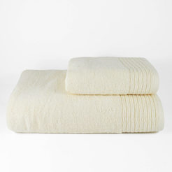 Sydney towel - 50 x 90 cm, 100% cotton, cream