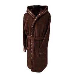 Халат Michelle - размер XL, 400 г / кв.м, коричневый