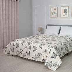 Double-faced bedspread 200x220 cm, cotton wool 80 g/sq.m. Izzy Virgo
