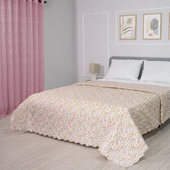 Double-faced bedspread 150x220cm, cotton wool 80g/sq.m. Izzy Rosie