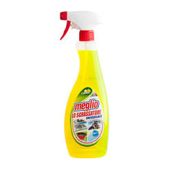 Degreaser for kitchen worktops and stoves 750ml spray, lemon, Meglio