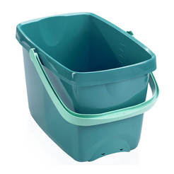 Plastic bucket 12l, oblong, Combi