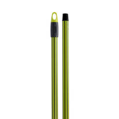 Ручка металлическая прорезиненная с конической резьбой Premium 130 см.