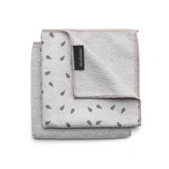 Set of microfiber towels 2 pieces Brabantia SinkSide Light Gray