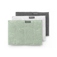 Set of microfiber towels 3 pieces Brabantia SinkSide Dark /Light Gray/Jade