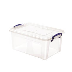 Пластмасова кутия за съхранение на храни и подправки Derin 5.5л
