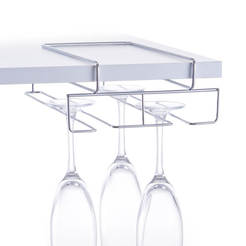 Hanging cup holder 18.5 x 28 x 7.5 cm, chrome