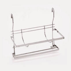 Stand for kitchen paper and foil 31.5 x 18 x 31 cm, double chrome