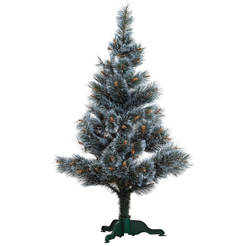 Artificial Christmas tree 120 cm, with plastic stand