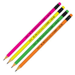 Candy pencil with eraser - HB, different colors