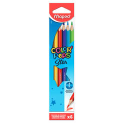 Цветные карандаши - 6 цветов