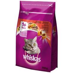 Dry cat food Beef Whiskas Dry, 300 grams