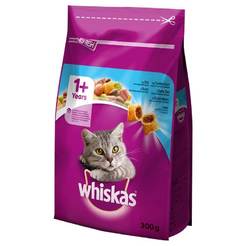 Dry food for cats Tuna Whiskas Dry, 300 grams