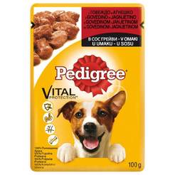 Dog Beef and Lamb Pedigree Pouch, 100 grams