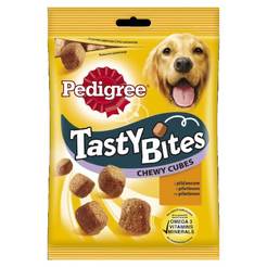Treat for dogs chewing cubes Pedigree Tasty bites, 130 grams