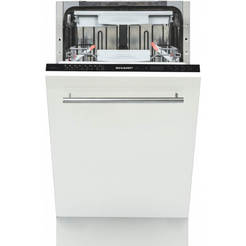 Built-in dishwasher for 10 sets, 45cm QW-NS1GI47EX SHARP