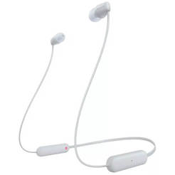 Wireless headphones WI-C100 25h/ Bluetooth 5.0/ IPX4/ white