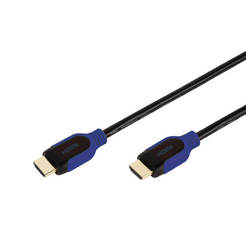 Cable HDMI/HDMI Ethernet 0.75m 4K 10Gbps gold-plated connectors