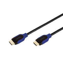 Cable HDMI/HDMI Ethernet 1.5m 4K 100Gbps gold-plated connectors