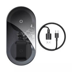 Зарядное устройство для беспроводного телефона Magnetic CX11 — 15 Вт Qi USB-C PD3.0/PD2.0/QC2.0/QC3.0, черное