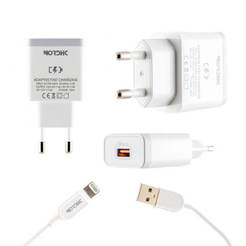 Быстрое зарядное устройство 18 Вт с кабелем USB-C 1 м 3A/ QC 3.0 HQ-001