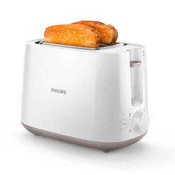 Toaster for 2 slices, 830W, 8 degrees, white, HD2581 / 00, PHILIPS