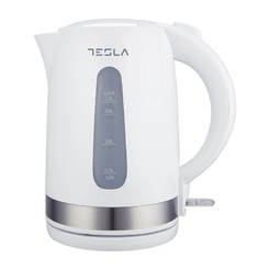 Electric kettle for water KT200WX, 2200W, 1.7l, PVC body TESLA