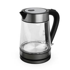 Glass electric kettle for water 1.7l 2200W KT300X TESLA