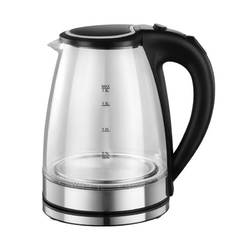 Electric kettle for water 1.8l 1800W glass body R51230L