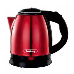 Electric kettle for water 1.0l 1500W red/inox R51230JR ROSBERG