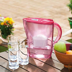 Water filter jug Marella Cool Memo, color red, BRITA