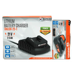 Alumulator battery set 20V 2 x 2Ah Li-Ion and fast charger 2.5A 21V