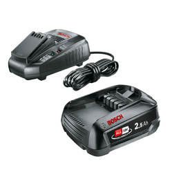 Set of rechargeable battery 18V 2.5Ah Li-Ion and charger 2.0A Alliance