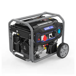 Gasoline three-phase four-stroke generator for current 8.0kW, 23l, 459cubic. see EURO5 AVR, display, electric start, GSEm8250TBE
