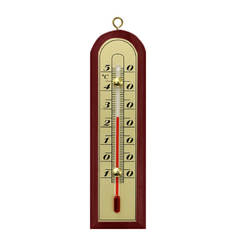 Wall thermometer for outdoor 43 x 150 mm